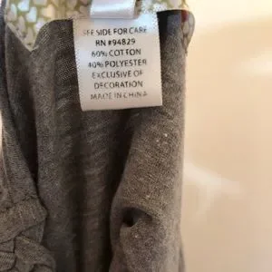 I'm In Love With Derek Knit Gray & Black LS Sweater Size Plus 3X Aztek Print